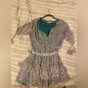 WAPG floral ruffle dress